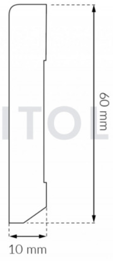 Плінтус STIQ 60 Білий SO611 SO611 фото